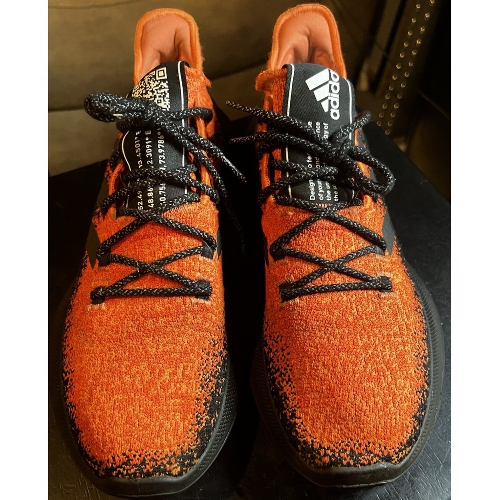 Adidas Sensebounce+ Men's Running Shoes, Sneakers, Orange Black, Size 11 - Picture 8 of 10